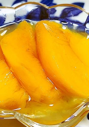 レンジで簡単♪桃のコンポート-レシピのメイン写真