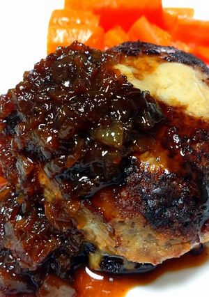 麩(ふ)を使ったやわらかハンバーグ-レシピのメイン写真
