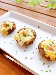 椎茸のハリッサチーズ焼き♪-レシピのメイン写真