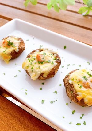椎茸のハリッサチーズ焼き♪-レシピのメイン写真