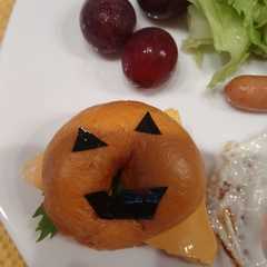 รูปของ ハロウィンカラーのベーグル