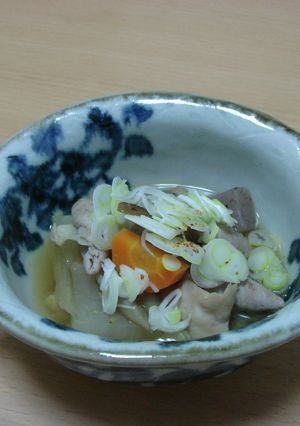 怪我の功名？辛いけどまろやかモツ煮込み-レシピのメイン写真