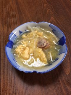 ふわふわ卵のコンソメスープ-レシピのメイン写真