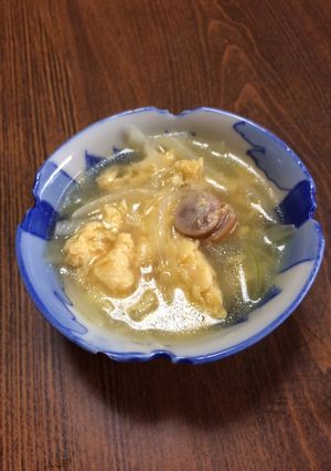 ふわふわ卵のコンソメスープ-レシピのメイン写真