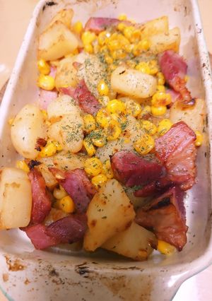 子供味！ジャーマンポテト-レシピのメイン写真