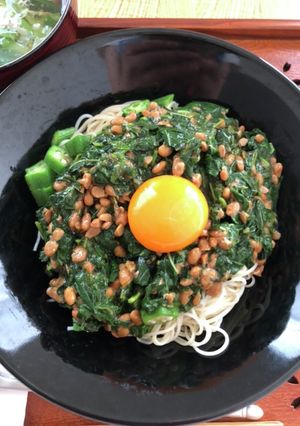 ネバネバ素麺アレンジ-レシピのメイン写真