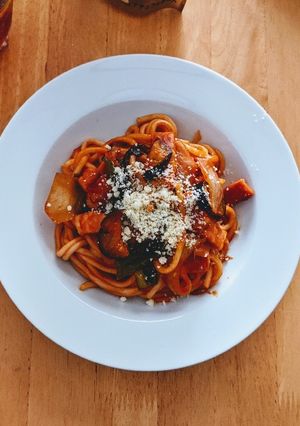 時短☆うどんでナポリタン-レシピのメイン写真