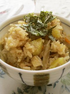 さつまいも入り炊き込みご飯で秋ご飯に!旨-レシピのメイン写真