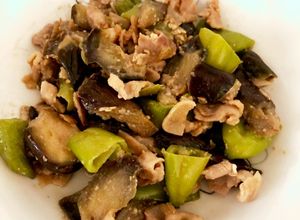 福耳とうがらしと茄子と豚肉の甘味噌炒め-レシピのメイン写真