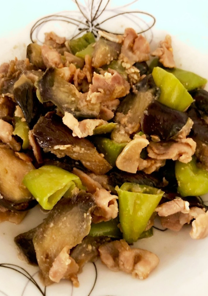 福耳とうがらしと茄子と豚肉の甘味噌炒め-レシピのメイン写真