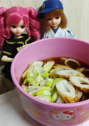 リカちゃん♡野球シリ*赤だしころきしめん-レシピのメイン写真