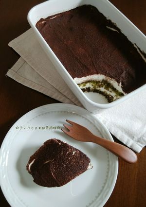 水切りヨーグルトで☆ティラミス＊抹茶風味-レシピのメイン写真