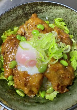 賄い♪ソーキ唐揚げ南蛮照りマヨ丼-レシピのメイン写真