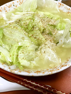 レタスの餡かけサラダらーめん-レシピのメイン写真