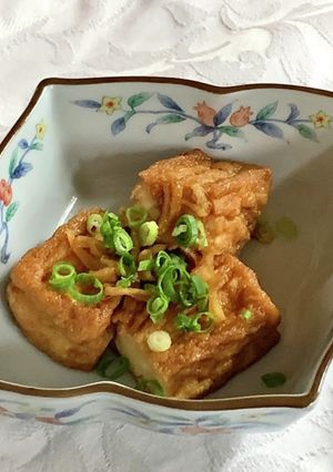 生姜たっぷりのおつまみ厚揚げ-レシピのメイン写真