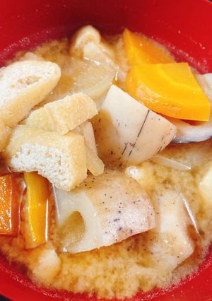根菜のお味噌汁-レシピのメイン写真