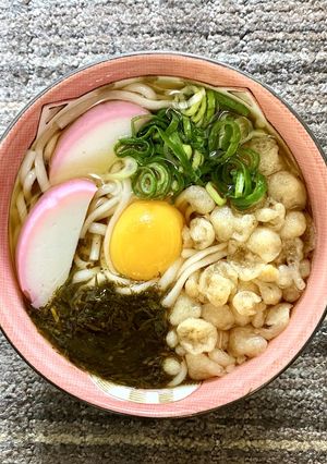 食物繊維たっぷり！ 糖質０のあかもく温麺-レシピのメイン写真