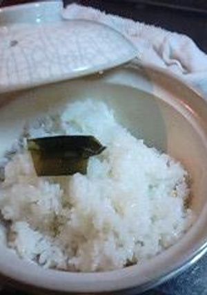 土鍋で☆ご飯-レシピのメイン写真