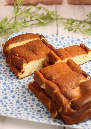 簡単！半熟チーズスフレケーキ☆大豆粉-レシピのメイン写真