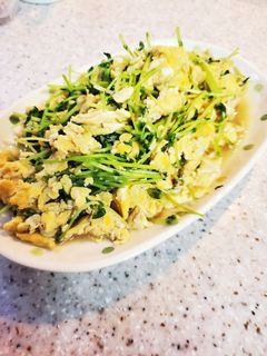 豆苗のふんわり玉子炒め-レシピのメイン写真