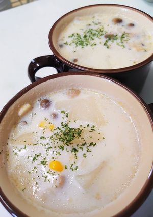 野菜たっぷりミルクスープ-レシピのメイン写真