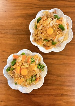 フライパンひとつで醤油焼きそば♪-レシピのメイン写真