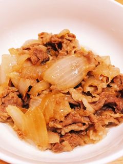 牛丼の具-レシピのメイン写真