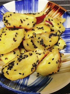 焼き芋リメイクで塩バターポテト-レシピのメイン写真