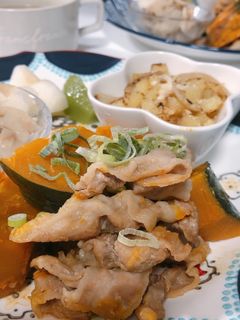豚バラとかぼちゃのめんつゆ炒め-レシピのメイン写真