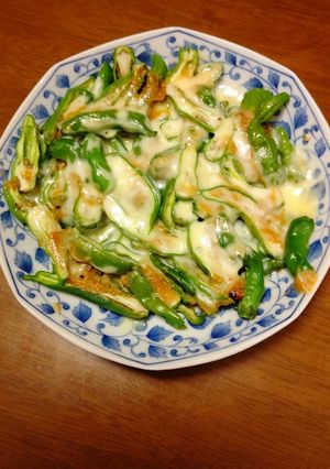 シシトウの味噌マヨチーズ-レシピのメイン写真