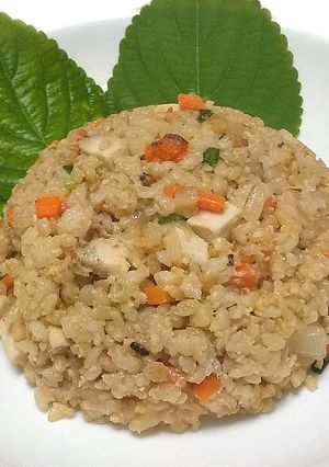 自家製鶏チャーシューで玄米チャーハン-レシピのメイン写真