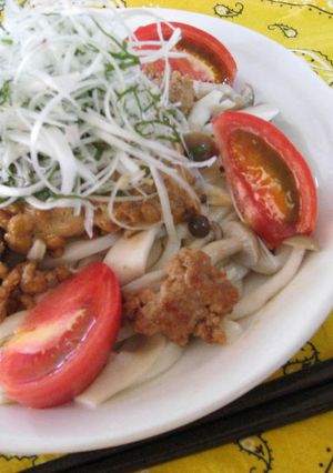 大絶賛♪なっとうサラダうどん-レシピのメイン写真