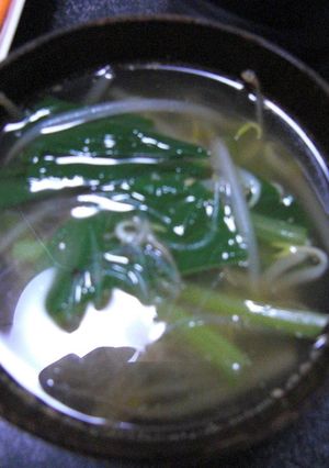 もやしと小松菜の中華風春雨スープ-レシピのメイン写真
