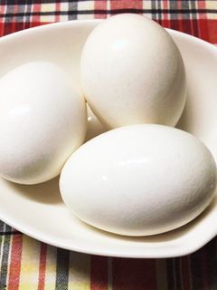 コンビニで売ってる塩味ゆで卵(半熟)-レシピのメイン写真