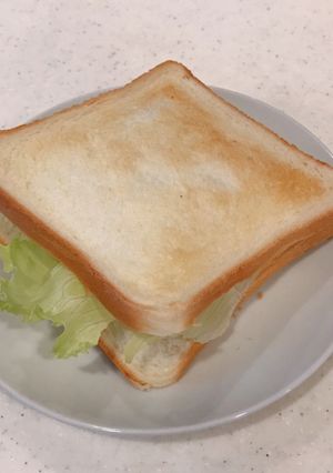 フライドチキンで、チキンホットサンド-レシピのメイン写真