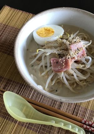 豆乳入り即席ラーメン-レシピのメイン写真