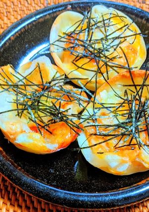 餃子の皮で餅明太チーズ焼き-レシピのメイン写真