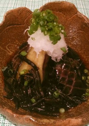 味付け不要！まじっくひじきと茄子の揚浸し-レシピのメイン写真