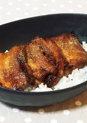 豚バラ肉の蒲焼き丼-レシピのメイン写真