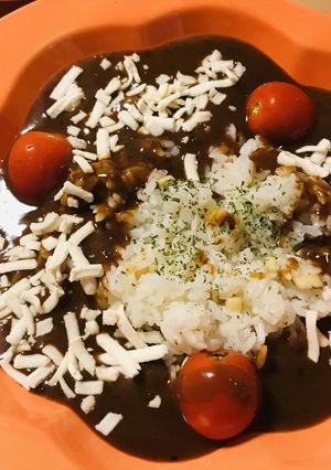 レトルトカレー●エリンギライスカレー-レシピのメイン写真