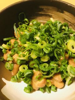毎日の納豆●九条ねぎたっぷりと-レシピのメイン写真
