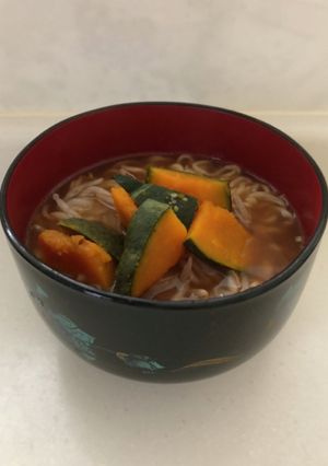 ☆カボチャのゴマ味噌ラーメン☆-レシピのメイン写真