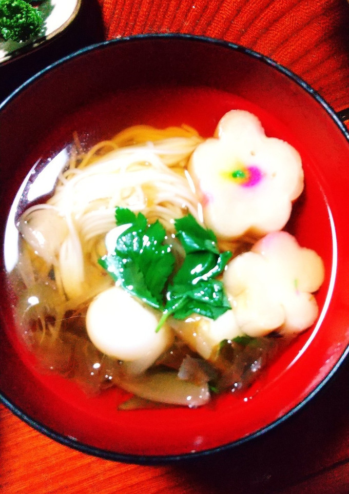 そうめんと、みょうがの吸い物-レシピのメイン写真