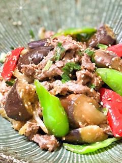 牛肉となすの味噌バター炒め-レシピのメイン写真