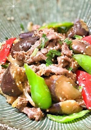 牛肉となすの味噌バター炒め-レシピのメイン写真
