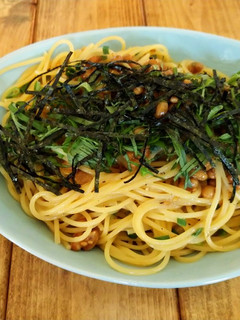 納豆の和風パスタ-レシピのメイン写真