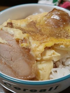 蒲焼きチキンの玉子とじ丼♪-レシピのメイン写真