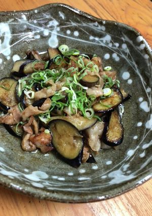 ナスと豚バラの生姜焼き！-レシピのメイン写真