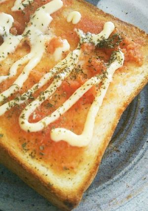 明太マヨ トースト-レシピのメイン写真