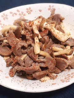 シメジと砂ギモのさっぱり炒め-レシピのメイン写真